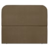 Cabeceira Queen 160 cm Com Frame Alana Linho Marrom Artte