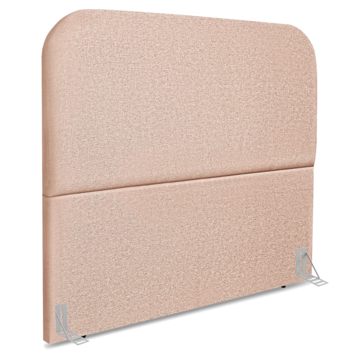 Cabeceira Queen 160 cm Com Frame Alana Linho Rose Artte