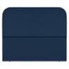 Cabeceira Queen 160 cm Com Frame Alana Suede Azul Marinho Artte