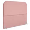 Cabeceira Queen 160 cm Com Frame Alana Suede Rosa Artte