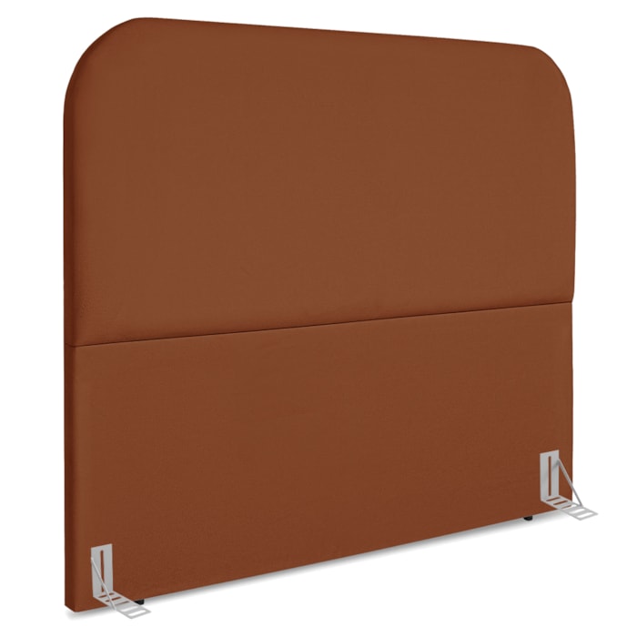 Cabeceira Queen 160 cm Com Frame Alana Suede Terracota Artte
