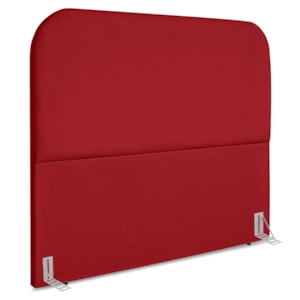 Cabeceira Queen 160 cm Com Frame Alana Suede Vermelho Artte