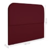 Cabeceira Queen 160 cm Com Frame Alana Suede Vinho Artte