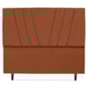 Cabeceira Queen 160 cm Com Frame Belgica Suede Terracota Artte