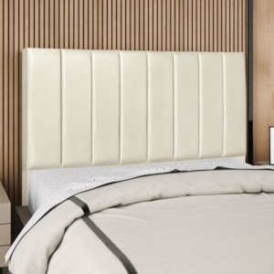 Cabeceira Queen 160 cm Com Frame Carla Corino Bege Artte