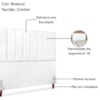 Cabeceira Queen 160 cm Com Frame Carla Corino Branco Artte