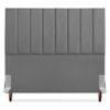 Cabeceira Queen 160 cm Com Frame Carla Corino Cinza Artte