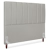 Cabeceira Queen 160 cm Com Frame Carla Linho Cinza Artte