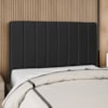 Cabeceira Queen 160 cm Com Frame Carla Linho Preto Artte