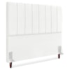 Cabeceira Queen 160 cm Com Frame Carla Suede Branco Artte