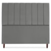 Cabeceira Queen 160 cm Com Frame Carla Suede Cinza Artte
