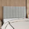 Cabeceira Queen 160 cm Com Frame Carla Suede Cinza Claro Artte
