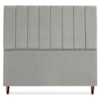 Cabeceira Queen 160 cm Com Frame Carla Suede Cinza Claro Artte