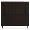 Cabeceira Queen 160 cm Com Frame Carla Suede Marrom Artte