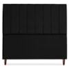 Cabeceira Queen 160 cm Com Frame Carla Suede Preto Artte