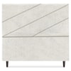 Cabeceira Queen 160 cm Com Frame Cristal Boucle Cinza Claro Artte