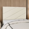 Cabeceira Queen 160 cm Com Frame Cristal Corino Bege Artte