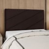 Cabeceira Queen 160 cm Com Frame Cristal Suede Marrom Artte