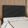 Cabeceira Queen 160 cm Com Frame Cristal Suede Preto Artte