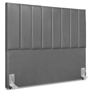 Cabeceira Queen 160 cm Com Frame Dalia Corino Cinza Artte