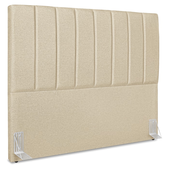 Cabeceira Queen 160 cm Com Frame Dalia Linho Bege Artte
