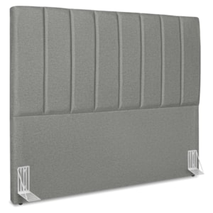 Cabeceira Queen 160 cm Com Frame Dalia Linho Cinza Escuro Artte