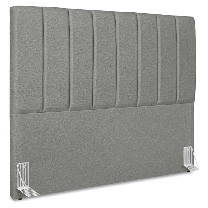 Cabeceira Queen 160 cm Com Frame Dalia Linho Cinza Escuro Artte