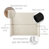Cabeceira Queen 160 cm Com Frame Imperial Boucle Bege IMPO
