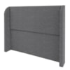 Cabeceira Queen 160 cm Com Frame Imperial Boucle Cinza IMPO