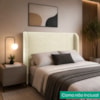 Cabeceira Queen 160 cm Com Frame Imperial Boucle Creme IMPO