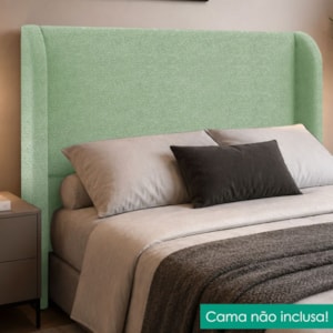 Cabeceira Queen 160 cm Com Frame Imperial Boucle Oliva IMPO