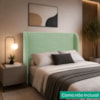 Cabeceira Queen 160 cm Com Frame Imperial Boucle Oliva IMPO