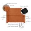 Cabeceira Queen 160 cm Com Frame Imperial Boucle Terracota IMPO