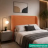 Cabeceira Queen 160 cm Com Frame Imperial Boucle Terracota IMPO