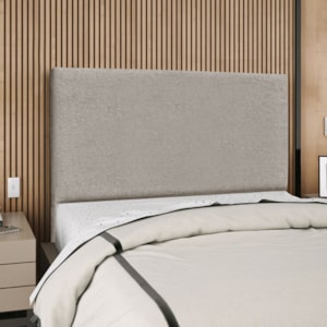 Cabeceira Queen 160 cm Com Frame Luna Boucle Bege Escuro Artte