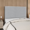 Cabeceira Queen 160 cm Com Frame Luna Boucle Cinza Artte