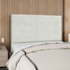 Cabeceira Queen 160 cm Com Frame Luna Boucle Cinza Claro Artte