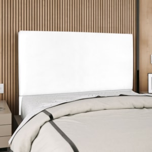 Cabeceira Queen 160 cm Com Frame Luna Corino Branco Artte