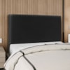 Cabeceira Queen 160 cm Com Frame Luna Corino Preto Artte