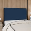 Cabeceira Queen 160 cm Com Frame Luna Suede Azul Marinho Artte