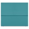 Cabeceira Queen 160 cm Com Frame Luna Suede Azul Turquesa Artte