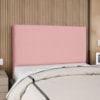 Cabeceira Queen 160 cm Com Frame Luna Suede Rosa Artte