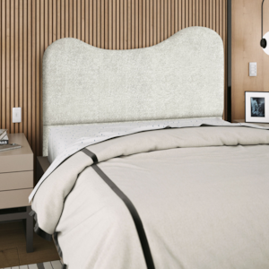 Cabeceira Queen 160 cm Com Frame Selena Boucle Prata Artte