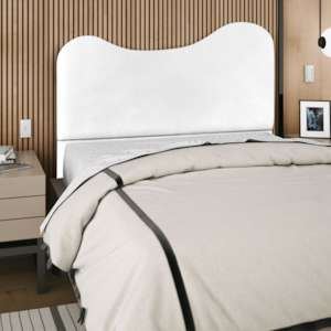 Cabeceira Queen 160 cm Com Frame Selena Corino Branco Artte