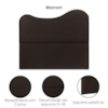 Cabeceira Queen 160 cm Com Frame Selena Corino Marrom Artte