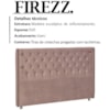 Cabeceira Queen 160 cm Firezz Veludo SL 949 Peer