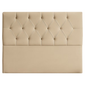 Cabeceira Queen 160 cm Julia Veludo Bege ID Milani Store