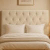Cabeceira Queen 160 cm Julia Veludo Bege ID Milani Store