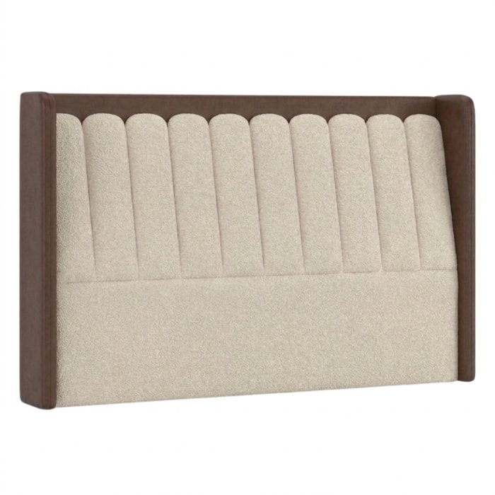 Cabeceira Queen 160 cm Lumina Com Frame Boucle TCA 310 Corino TCS 721 PEER