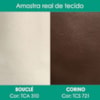 Cabeceira Queen 160 cm Lumina Com Frame Boucle TCA 310 Corino TCS 721 PEER